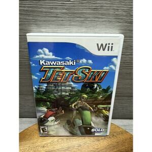 Kawasaki Jet Ski (Nintendo Wii, 2008) CIB Complete